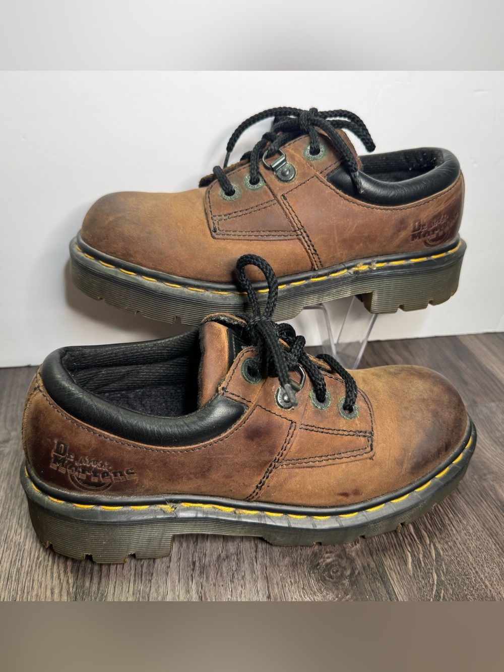 🔥Vintage Dr Martens 8933 Industrial Made England Unisex UK6 US 7 Oil Alkali Res
